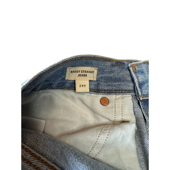 Madewell Tall Baggy Straight Jeans in Berteau Wash - Picture 6 of 8